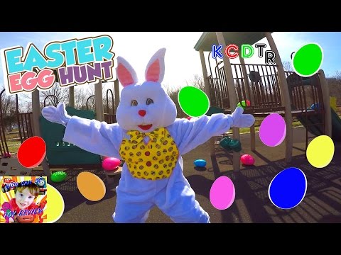 EASTER EGG HUNT With The EASTER BUNNY at the PLAYGROUND! 