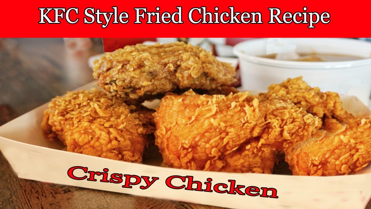 Crispy Fried Chicken Recipe/How To Make Crispy Chicken Like KFC - YouTube