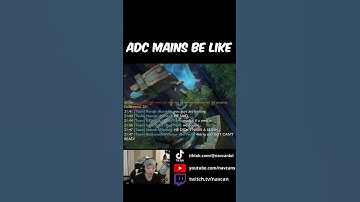 ADC mains be like #leagueoflegends #shorts