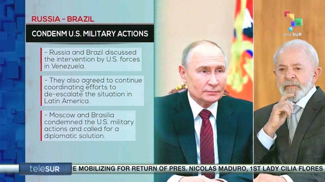 Россия – Бразилия | Правительства осуждают военные действия США