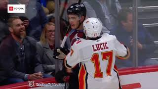 Milan Lucic vs Nikita Zadorov Oct 3, 2019 2