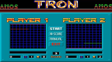 AMIGA UWITRON UWI TRON AMOS TRON By Uwe Hδrtel Hoertel Hartel LIGHT CYCLES