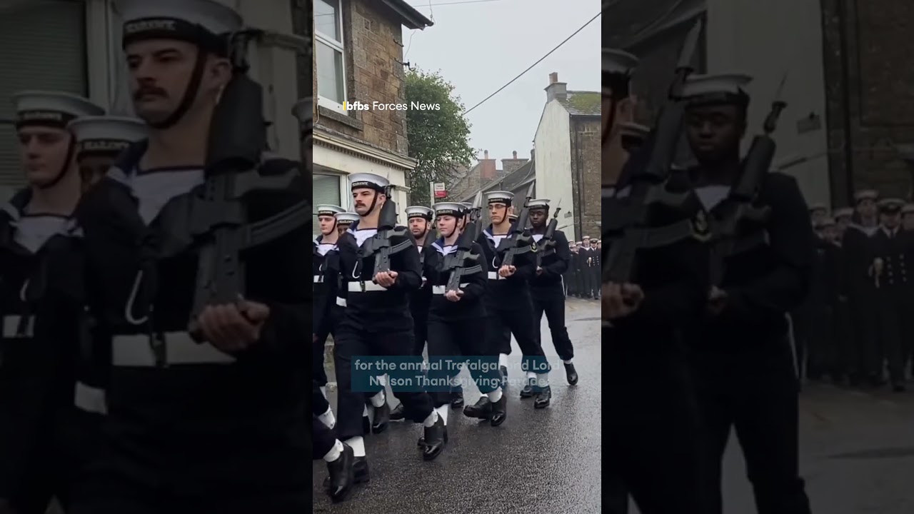 Royal Navy mark Trafalgar Day🥁