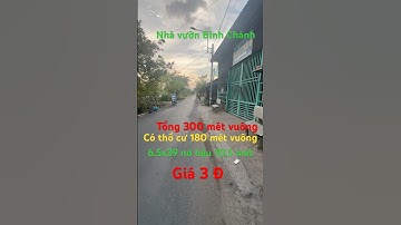 Nhà vườn Bình Chánh mặt tiền kinh doanh gần chợ Long Thượng 2km kế chợ khu công Nghiệp Cầu Tràm 1km