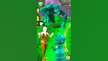 Spider man Girl challenges with temple run monster game over 004 #shorts