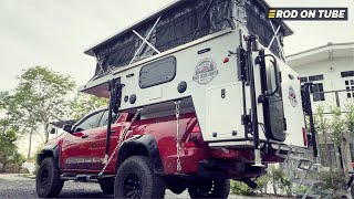 Hawk Truck Camper can lift in and out Ensuite bathroom  Rod On Tube