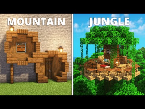 3 Starter Houses In Minecraft!