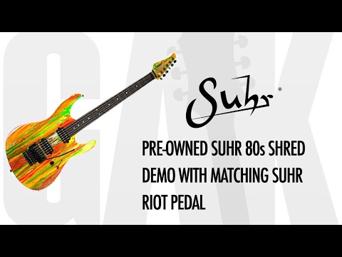 Pre-Owned Suhr 80s Shred guitar demo at GAK