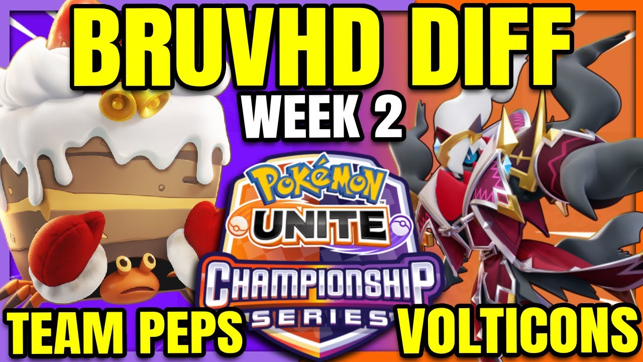 BRUVHD DIFF Team Peps vs Volticons - UCS EU | Pokemon Unite