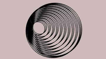 Abstract Minimalist | Repeating Circles | Art for TV