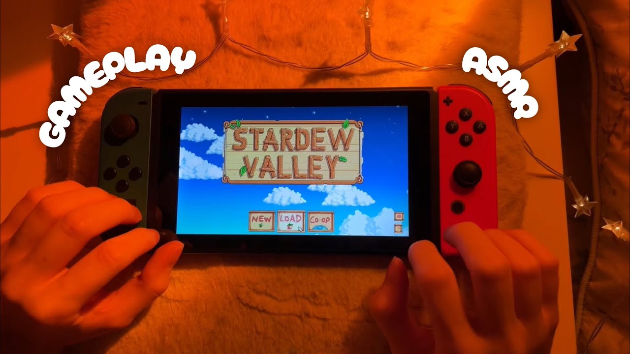 ASMR Cosy Stardew Valley gameplay🕯️🌾 (Nintendo switch sounds, whispers)  