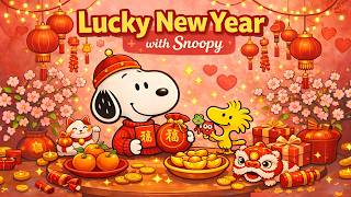 Lucky New Year Jazz with Snoopy 🧧🧨🏮 Cozy Festive Music for Study, Relaxing and Happy Mood screenshot 5