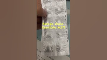 Thumbnail of Dosis Ranitidine Hcl untuk Penyakit gastritis Akut #gastritis #ranitidine