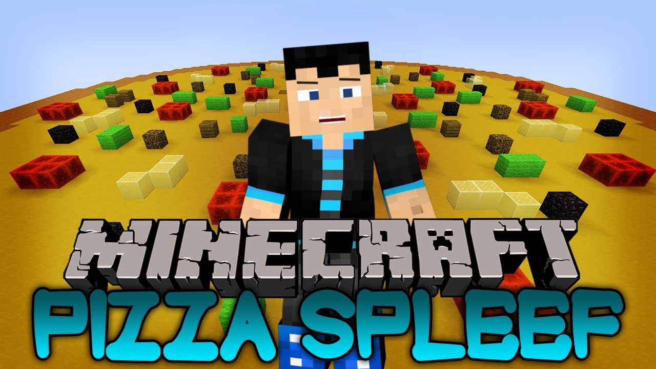 Minecraft: Pizza Spleef Mini-Game! w/ StrauberryJam, Graser & Bayani!