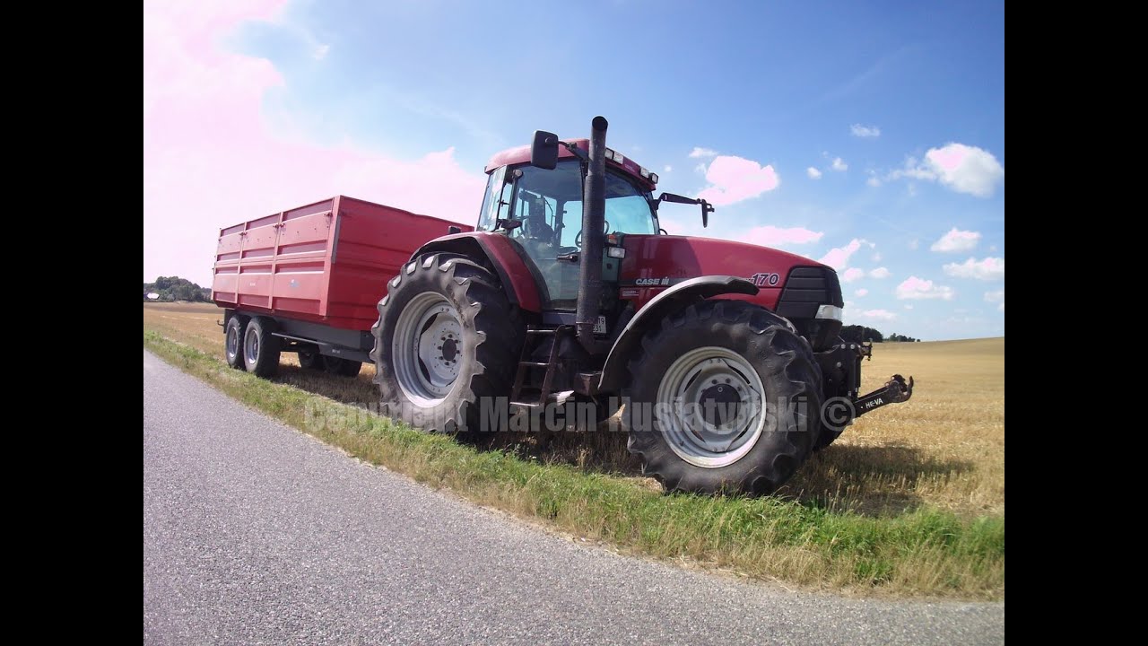 transport zboża / grain transport Case 170 MX