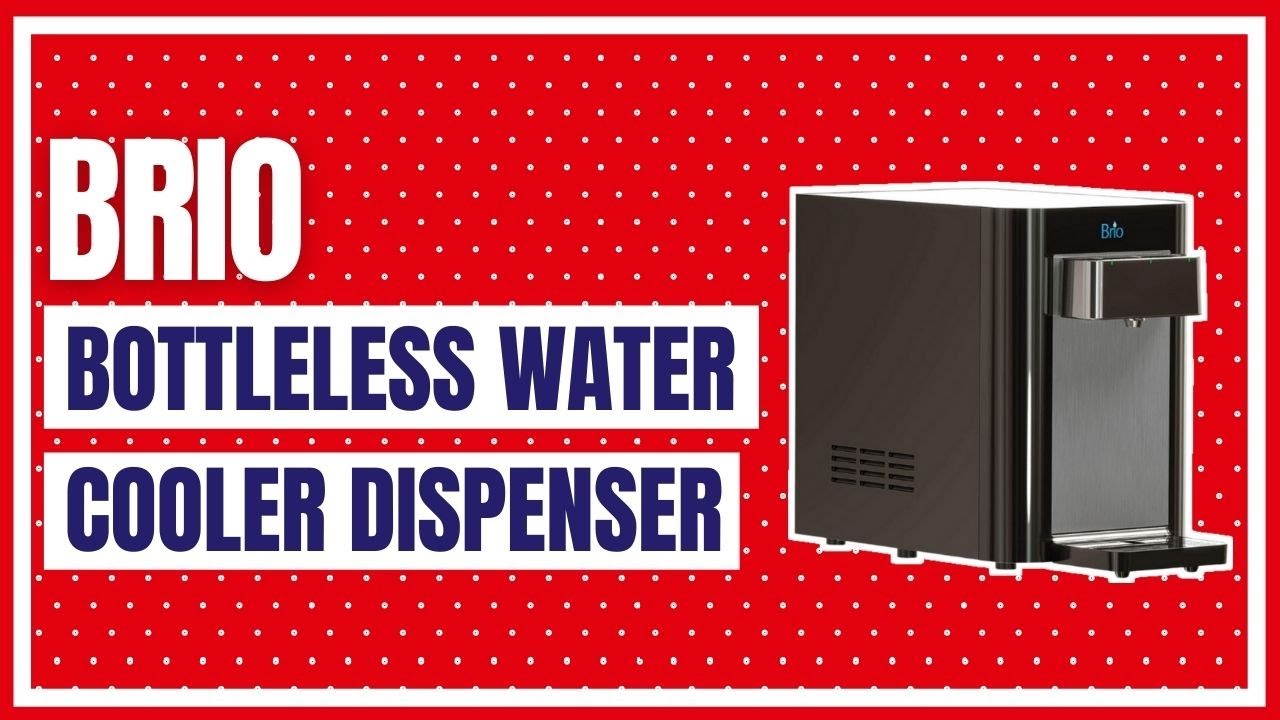 Brio SelfCleaning Countertop Bottleless Water Cooler Dispenser YouTube