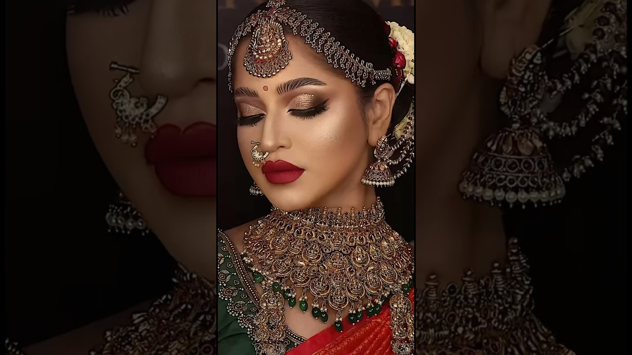 South Indian bridal make up GURUKUL ANURAG MAKEUP MANTRA international hairstyles & makeup