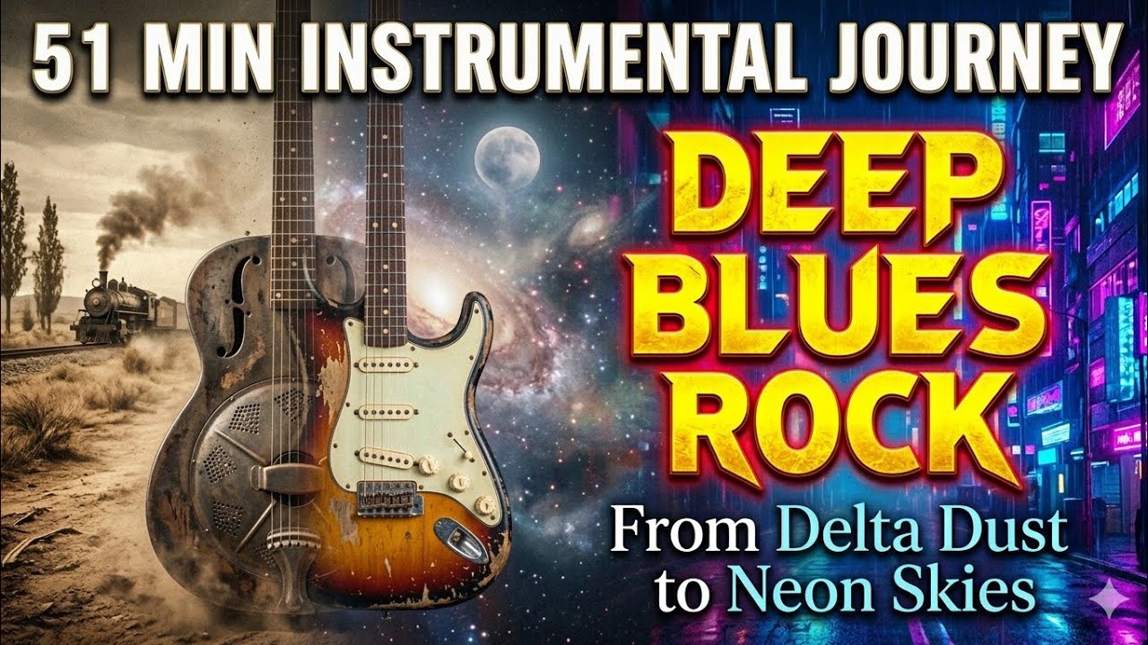 FROM DELTA TO NEON: 51 Minutes of Soulful Instrumental Blues Rock