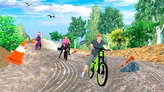 BMX Bicycle OffRoad Racing - Gameplay Android game - BMX bicycle racing simulator screenshot 1
