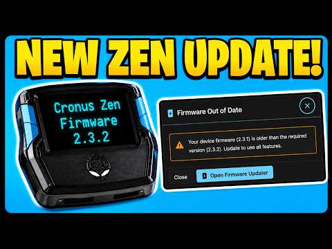 How to Update Cronus Zen to NEW Firmware 2.3.2 (August 2026)