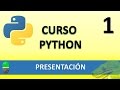 Curso Python. Vídeo 1