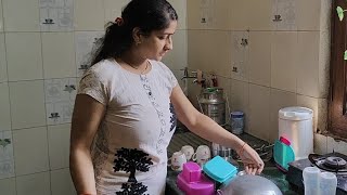 🙏chhutti kya hui subah se hi ladai chalu ho jati hai | special idli sambhar ki preparation