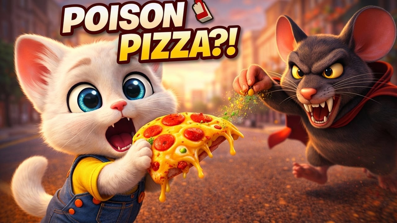 A Cute Kitten’s Sweet Summer Surprise | AI Animated Cat Short #catstory#aica #cat #catshorts