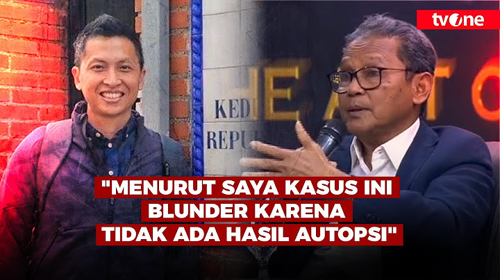 Soal Detik Rekaman CCTV, Aryanto: Apakah Ada yang Dipotong Atau Dihapus? | Catatan Demokrasi tvOne
