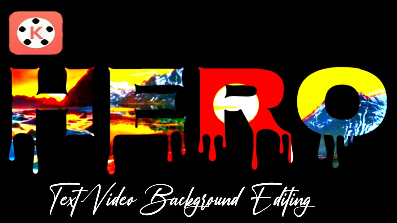 Text Video Background Kinemaster||28|| Video Background Text Effect|| FmReBeL 360