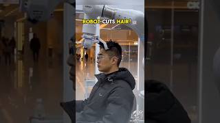 China’s Futuristic AI Barber Shocked the People.🚨#shorts#RobotBarber#FutureTech#Viral