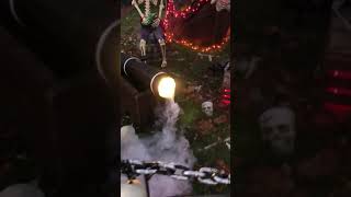 Halloween pirate fog cannon
