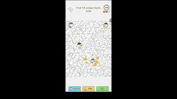 Tricky Mean Puzzle |Level07,8| Hurry and get ready, Find 14 unique ducks.?