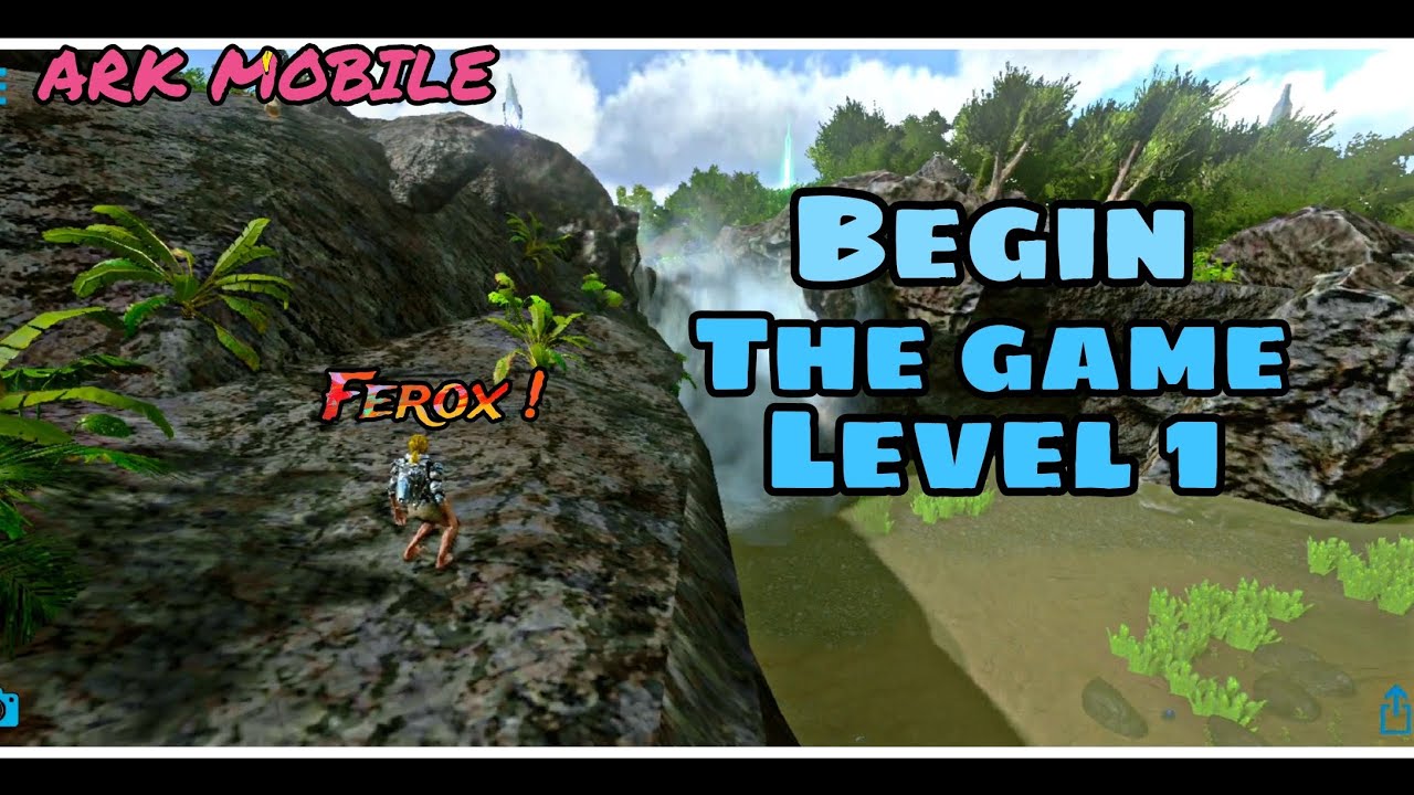 [ ARK MOBILE ] PVXC NEW FRESH START BEGIN THE GAME LVL 1 DAY 1 - YouTube