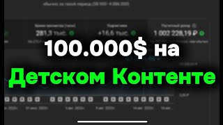 картинка: 100.000$ в МЕСЯЦ на ДЕТСКОЙ НИШЕ