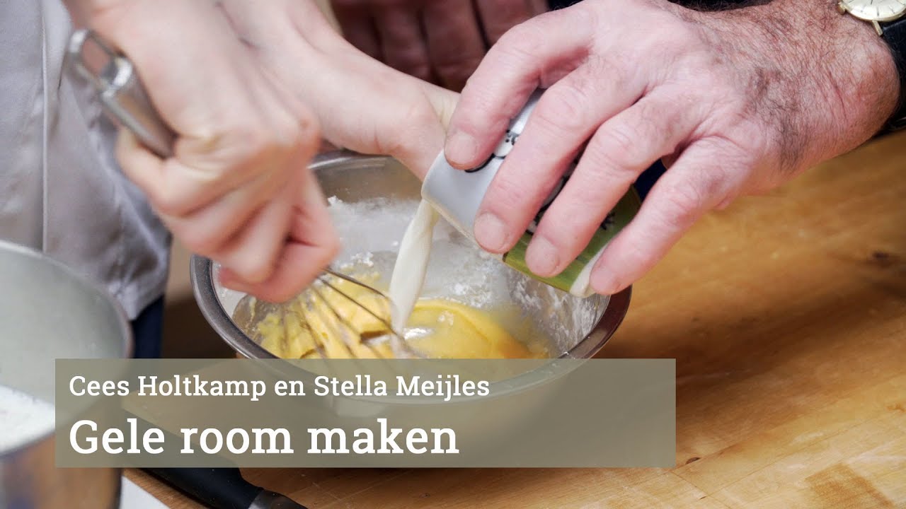 Cees Holtkamp maakt gele room voor de tompouce