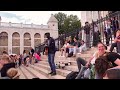 ASMR Beautiful singing Hallelujah &amp; La bohème  at Famous Montmartre Basilica Paris crowd singing too