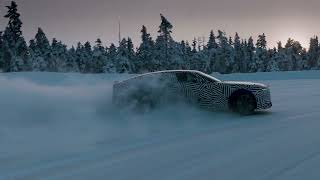 Χειμερινές δοκιμές Jaguar GT (video)