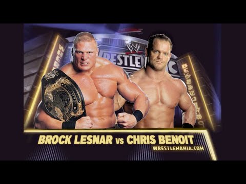 Wrestlemania XX - Brock Lesnar vs Chris Benoit on WWE2K24 - YouTube