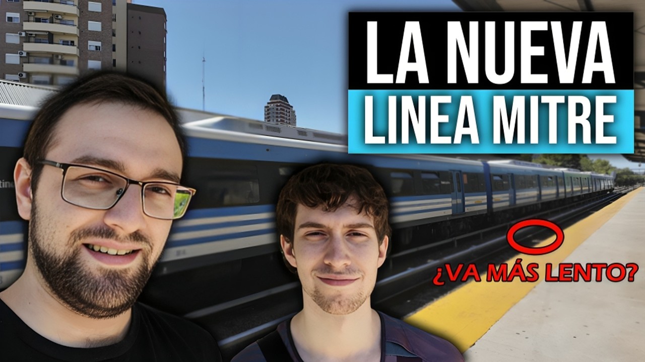 ¿LA NUEVA LÍNEA MITRE ES MÁS LENTA? 🚆🤔 (Viaje con un moderador)