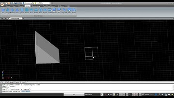 ActCAD-3d Solid modelling menu Wedge (AI_WEDGE)