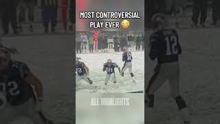 MOST CONTROVERSIAL PLAY EVER 😳 #nfl#football#nflshorts#nflmemes#shorts#sports#nflfootball#hits#hit