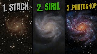Processing the Fireworks Galaxy from Start to Finish | Siril & Photoshop Astrophotography Tutorial
