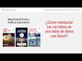MegaTutorial Video2 Como Manipular las Variables de la Tabla de Datos