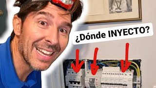 Dónde INYECTO en el CUADRO ELÉCTRICO la energía de los PANELES SOLARES (Diferencial QUEMADO)