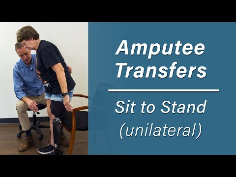 Getting Up Out of a Chair: Sit-to-Stand Transfer for Unilateral Amputees
