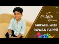 Anbe vaa serial  master rowan journey  anbe vaa farewell week  saregama tv shows tamil