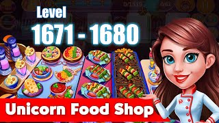 My Cafe Shop || Unicorn Food Shop : (Truck 42, Level 1671 to 1680) screenshot 5
