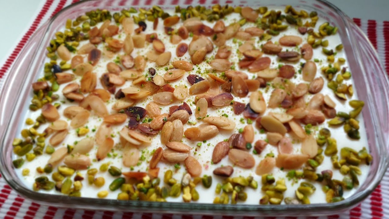 طريقة تحضير المدلوقة الفلسطينية بالكنافة النابلسية الناعمة والقشطة