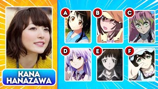 💥 Only Save One ANIME CHARACTER for each VOICE ACTOR 🔥 Anime Quiz