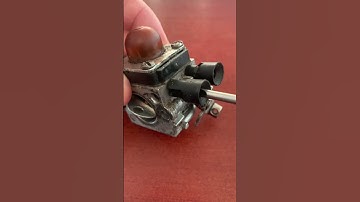 Adjustment Screw Limiters. Can’t adjust Carb. Do this..